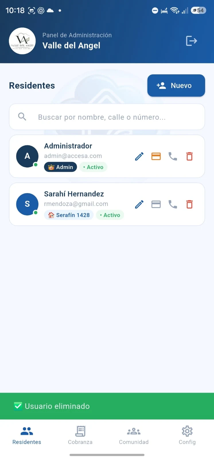 Accesa screenshot