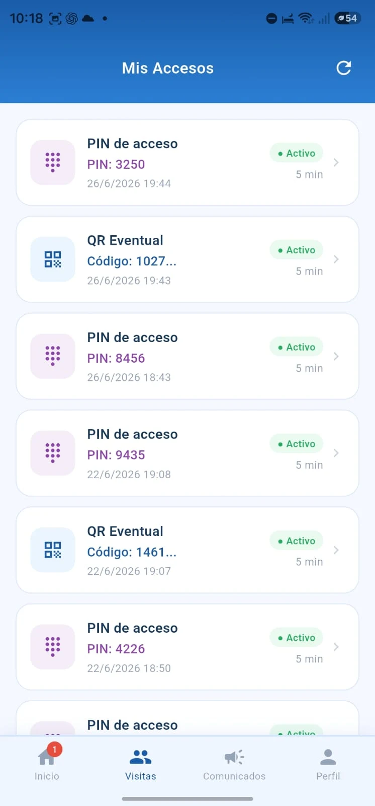 Accesa screenshot
